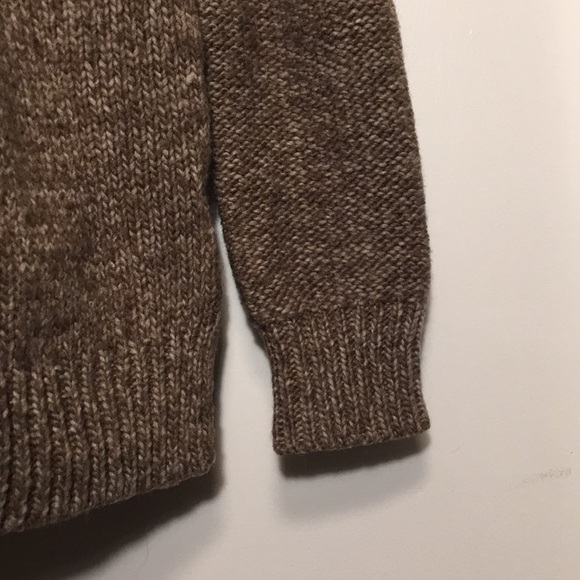 American Eagle brown cable knit sweater medium 🦅 - Picture 5 of 8